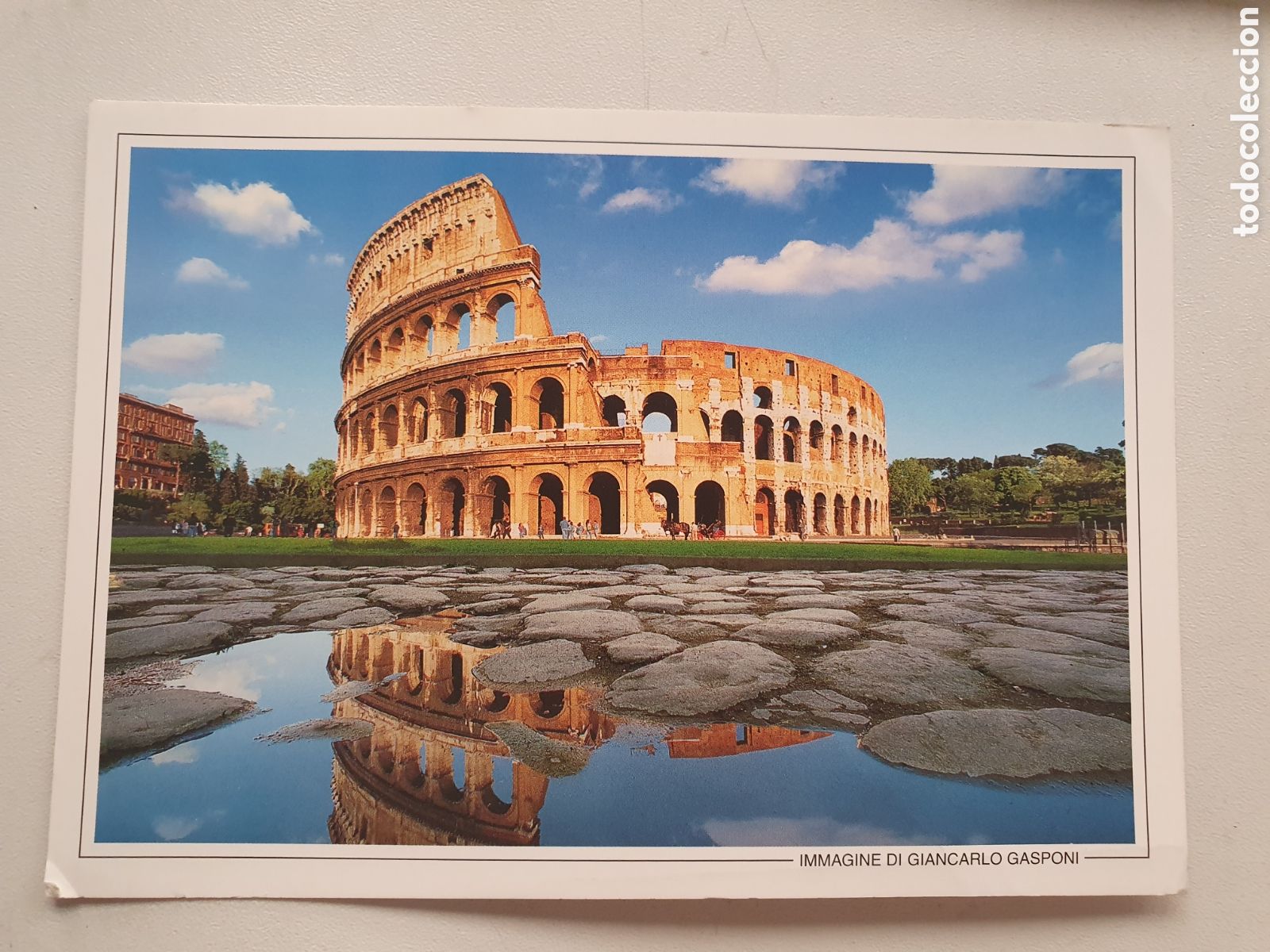 Sellos: Postal Roma con sello sin matasellar