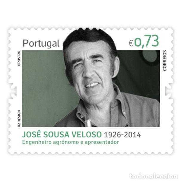 Sellos: Portugal ++ y Figuras de la Historia y la Cultura, Jos&eacute; Sousa Veloso, Ingeniero Agr&oacute;nomo 2026 (87667