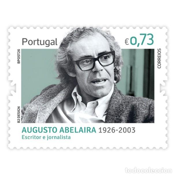 Sellos: Portugal ++ y Figuras de la Historia y la Cultura,Augusto Abelaira, Professor, Romancista 2026 (876