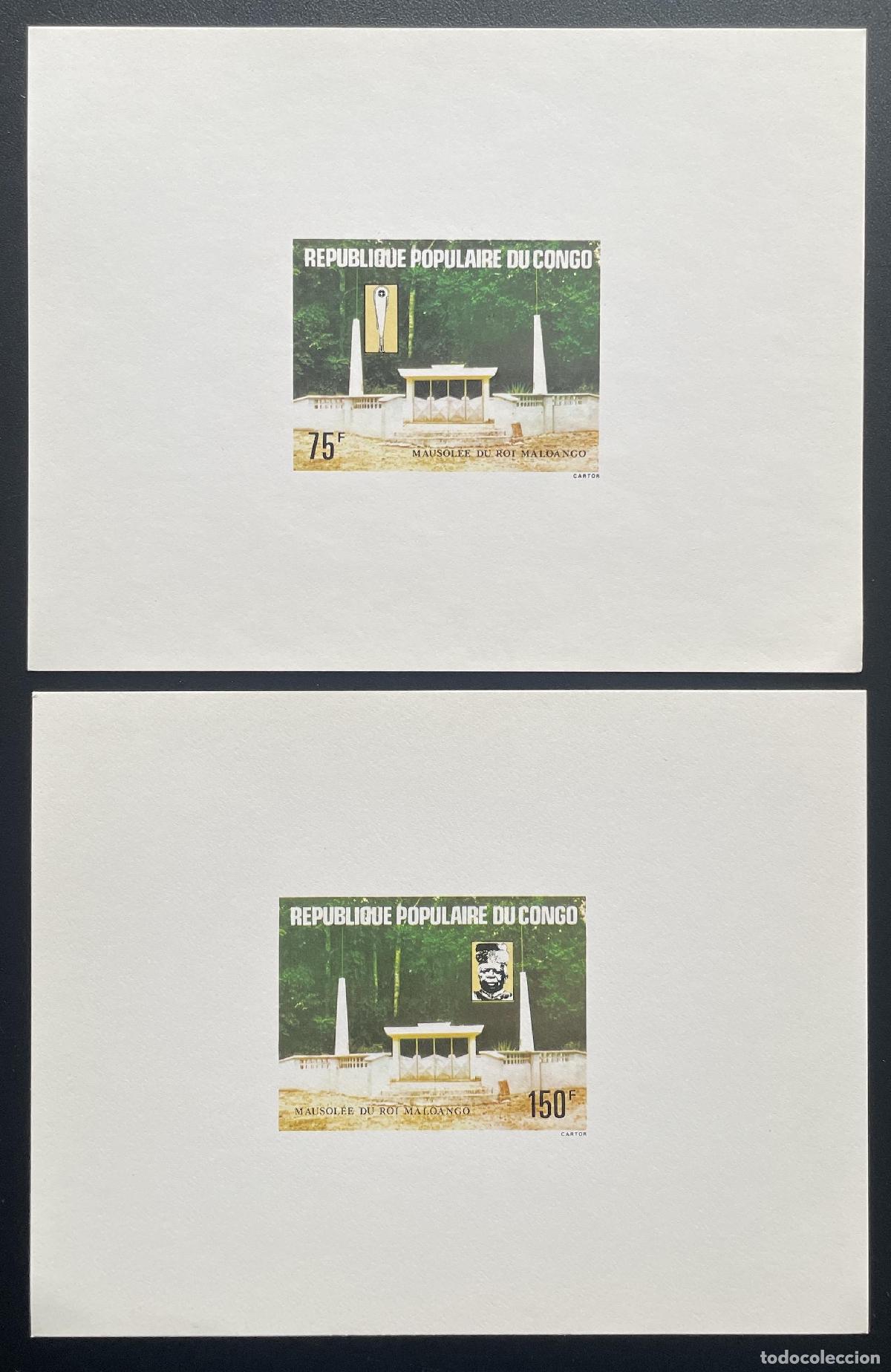 Sellos: Congo 1981 Mi. 825 - 826 mausoleo a prueba de lujo monumento al rey Maloango