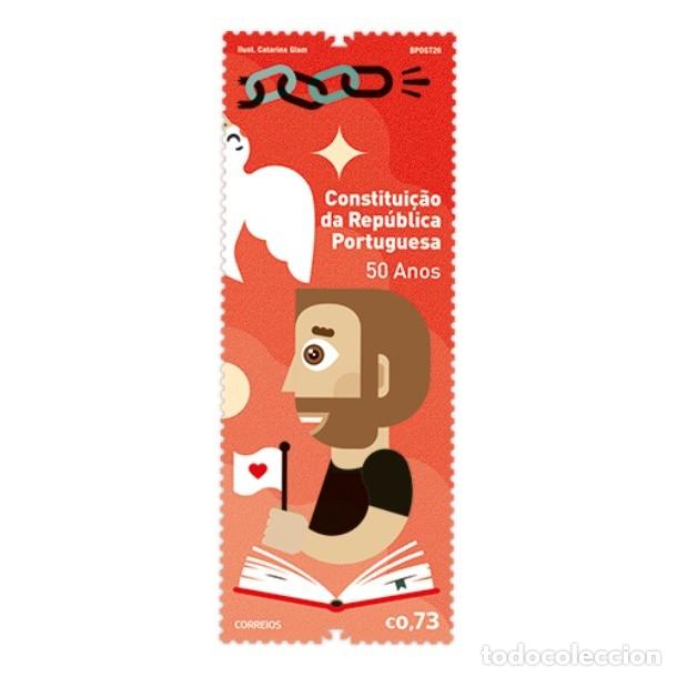 Sellos: Portugal ++ & 50 a&ntilde;os de la Constituci&oacute;n de la Rep&uacute;blica Portuguesa 2026 (6666133)