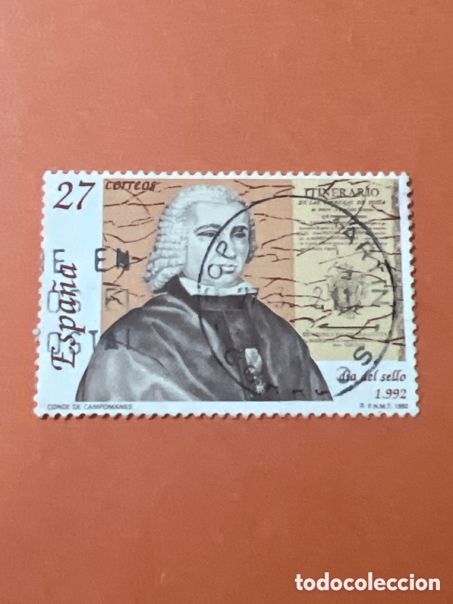 Sellos: S346B. SELLO ESPA&Ntilde;A - 27 CORREOS - D&Iacute;A DEL SELLO