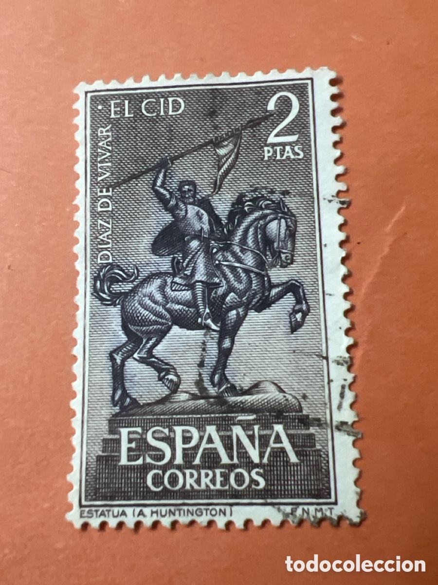 Sellos: S375. SELLO - ESPA&Ntilde;A - 2 PTAS - EL CID
