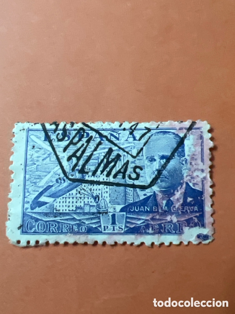 Sellos: S381. SELLO - ESPA&Ntilde;A - CORREOS - 1 PTS - JUAN DE LA CIERVA