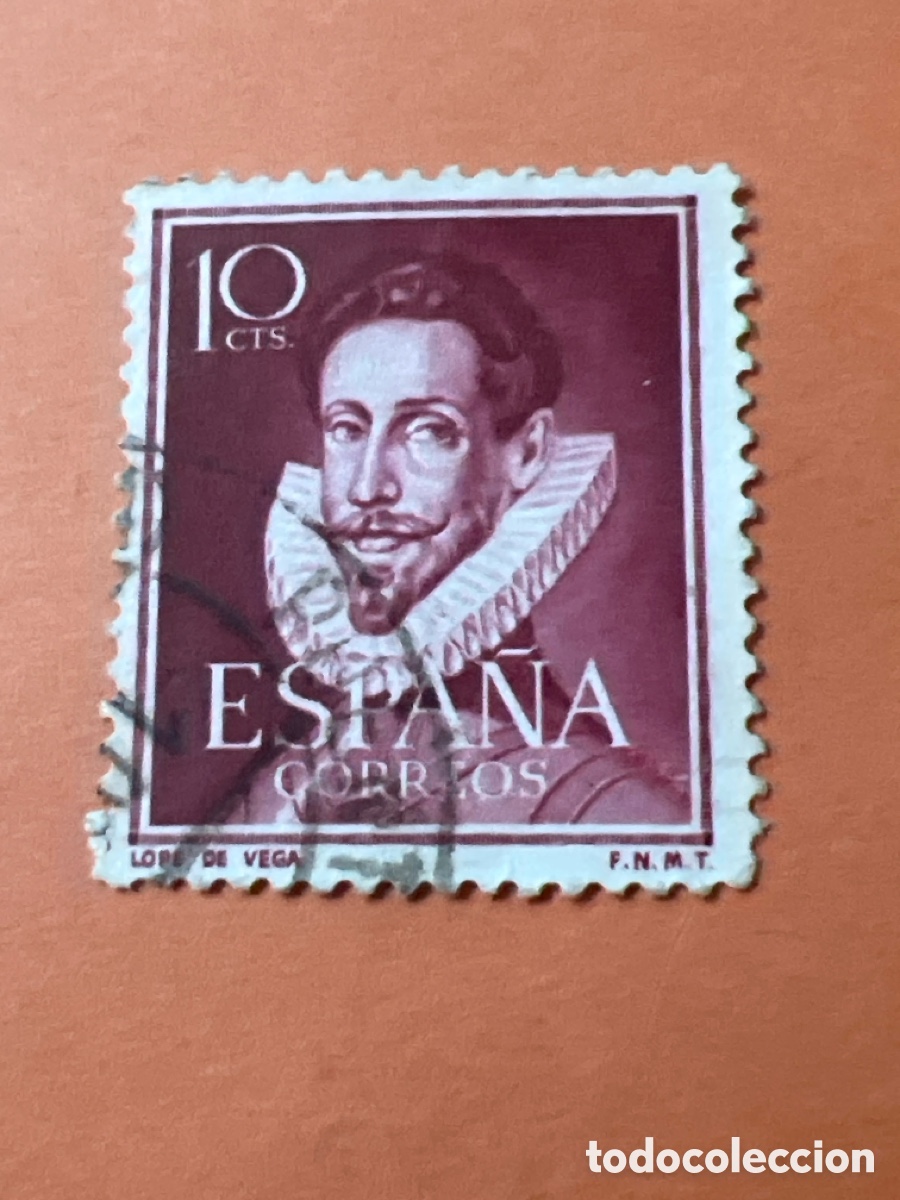 Sellos: S389. SELLO - ESPA&Ntilde;A CORREOS- 10 CTS - LOPE DE VEGA