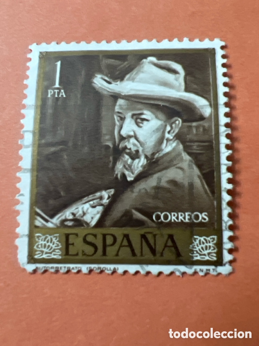 Sellos: S391. SELLO - ESPA&Ntilde;A - CORREOS 1 PTA- SOROLLA