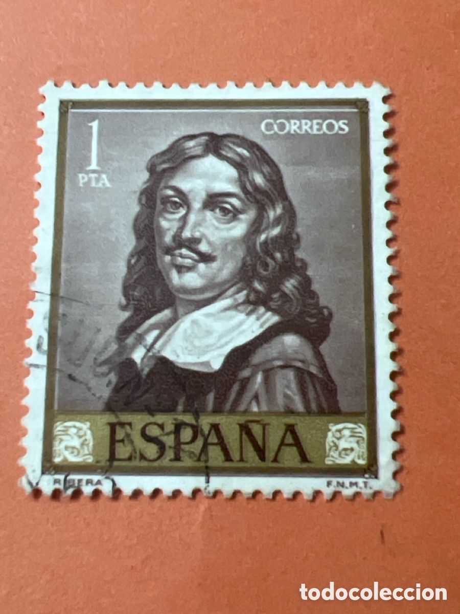 Sellos: S394. SELLO - ESPA&Ntilde;A - 1 PTA - RIBERA