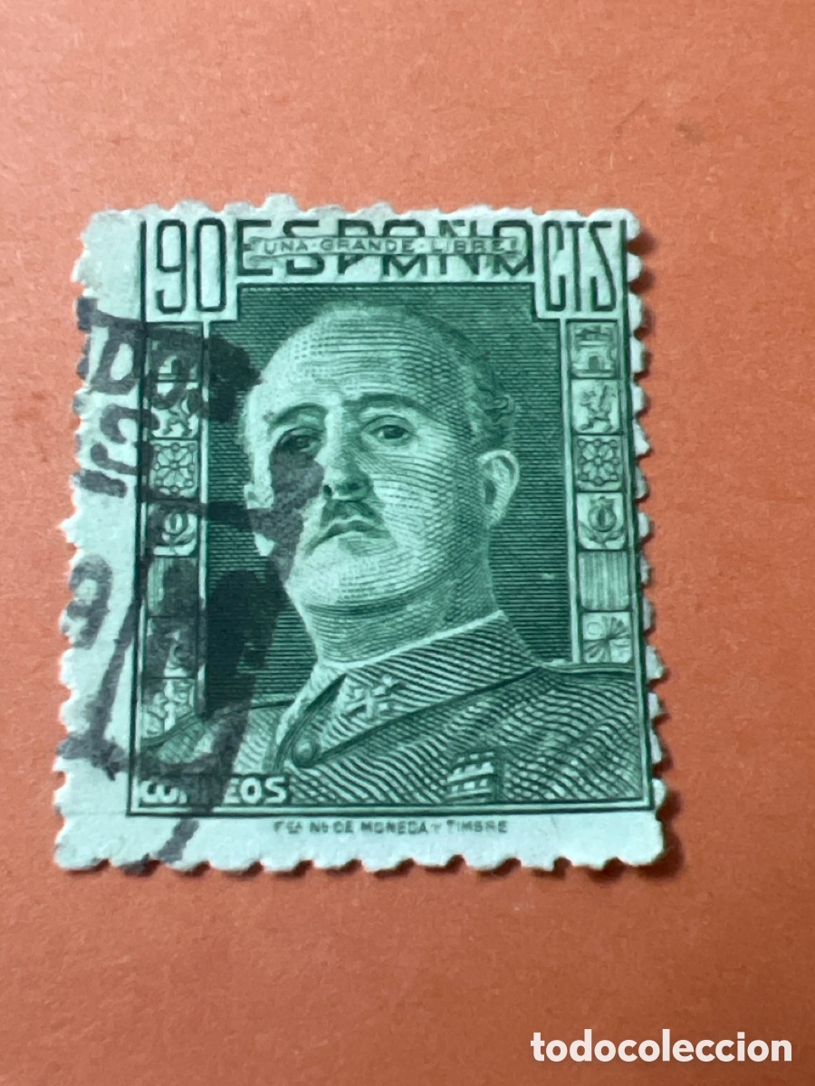 Sellos: S416. SELLO - ESPA&Ntilde;A - FRANCO 90 CTS