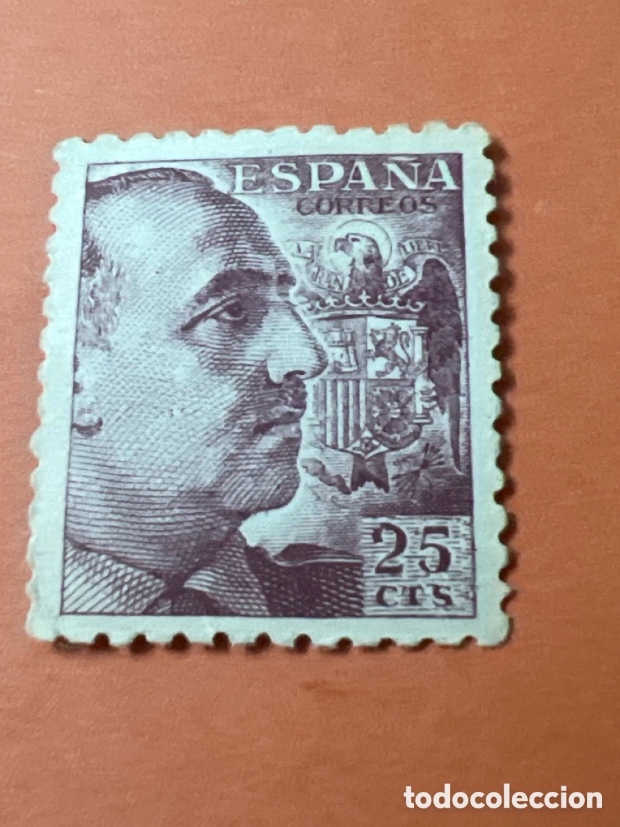 Sellos: S443. SELLO - ESPA&Ntilde;A - FRANCO 25 CTS