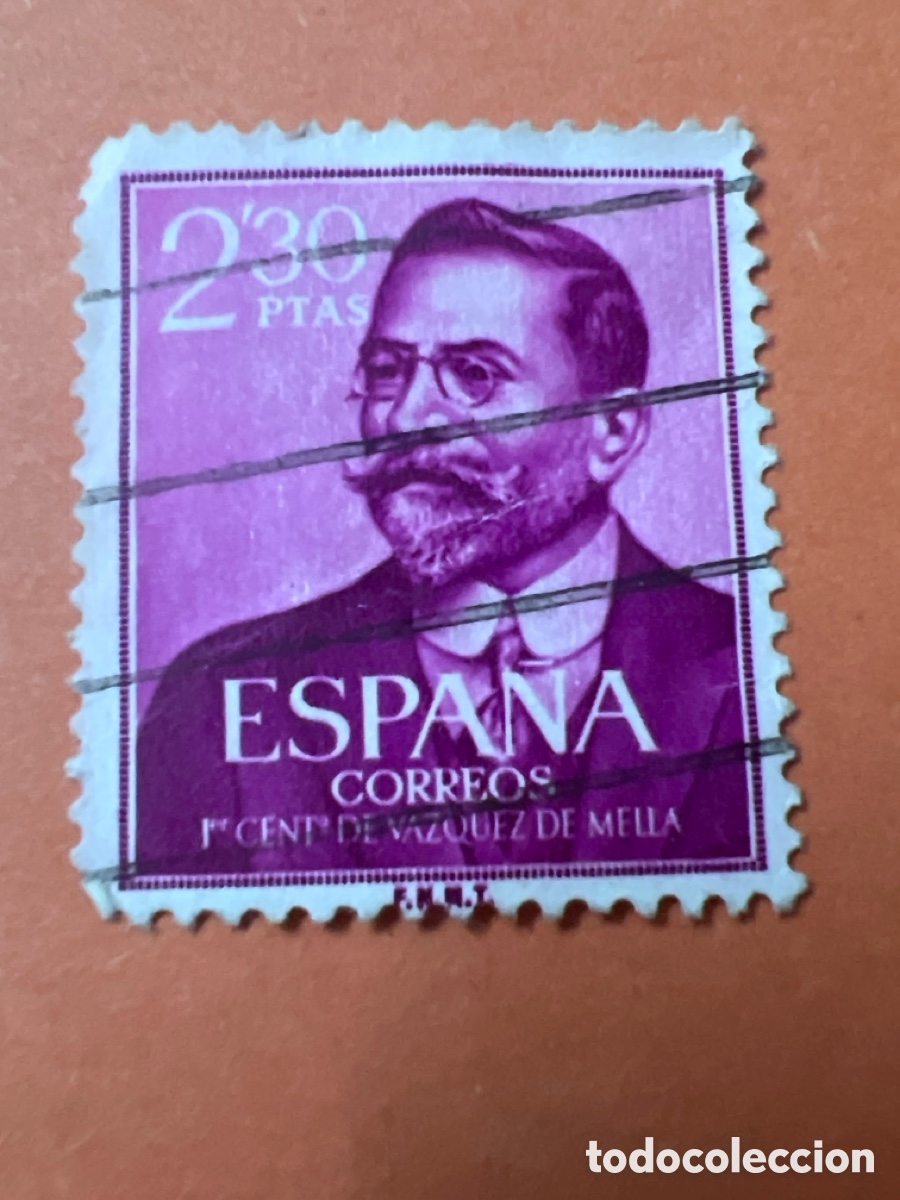 Sellos: S13. SELLO - ESPA&Ntilde;A - 2&rsquo;30 PTAS V&Aacute;ZQUEZ DE MELLA