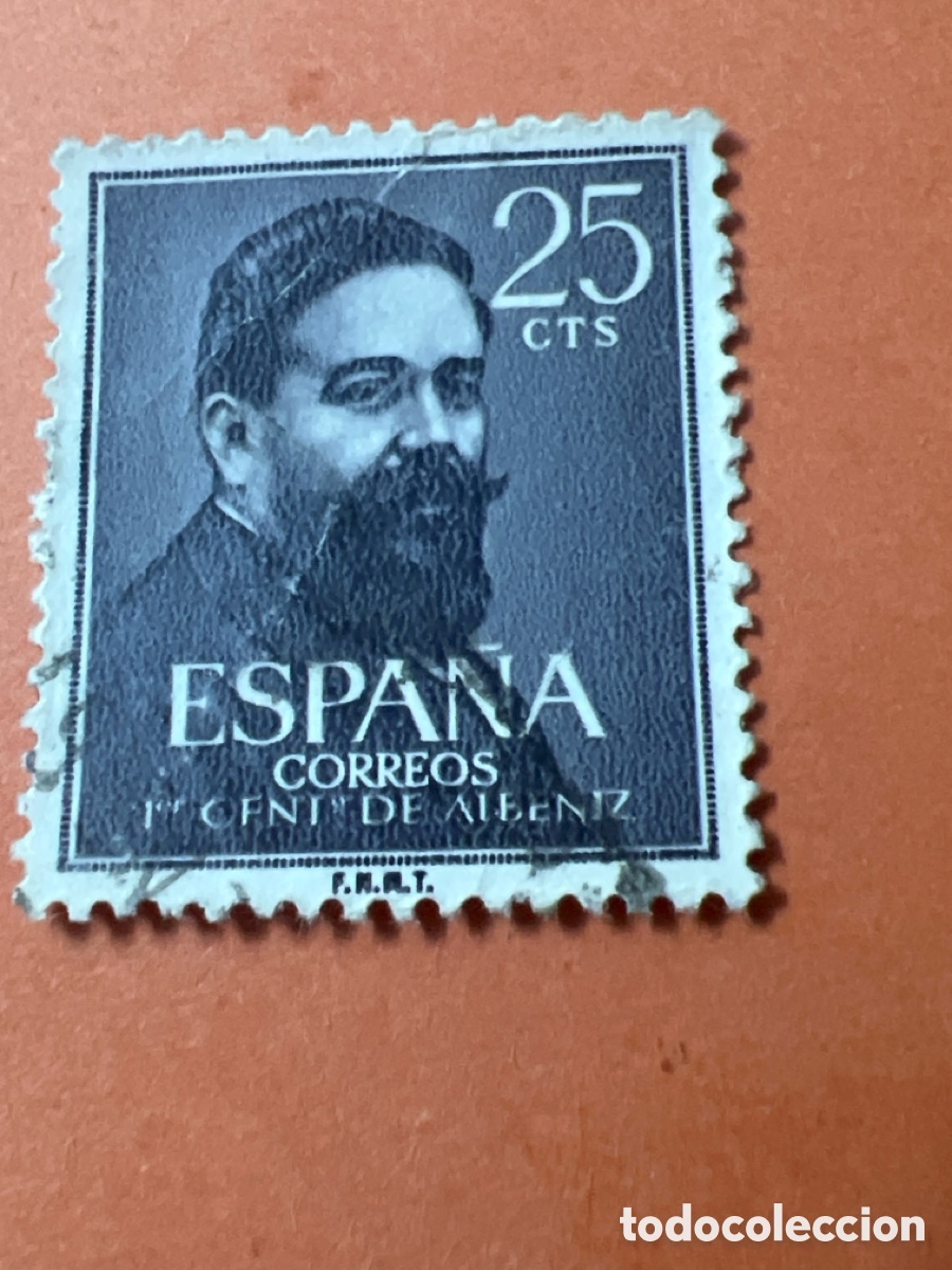 Sellos: S14. SELLO - ESPA&Ntilde;A - 25 CTS ALBENIZ