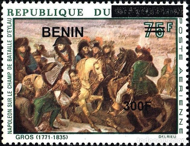 Sellos: Ben&iacute;n 2009 Mi. 1550 sobrecargado Napole&oacute;n batalla Eylau pintura Gros