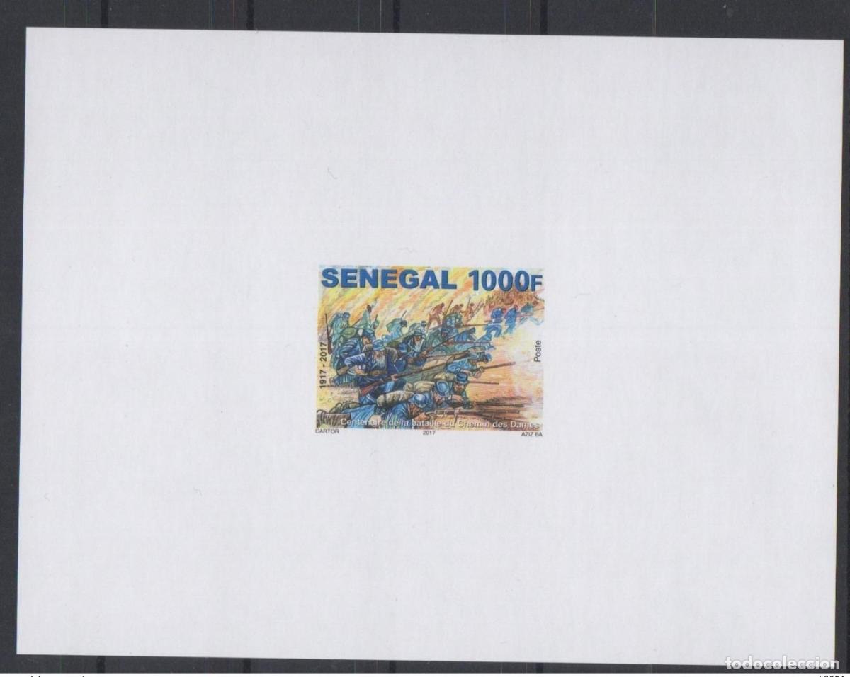 Sellos: Senegal 2017 Mi. 2257 Evento de lujo 100 a&ntilde;os Battle Chemin Dames Guerra Mundial
