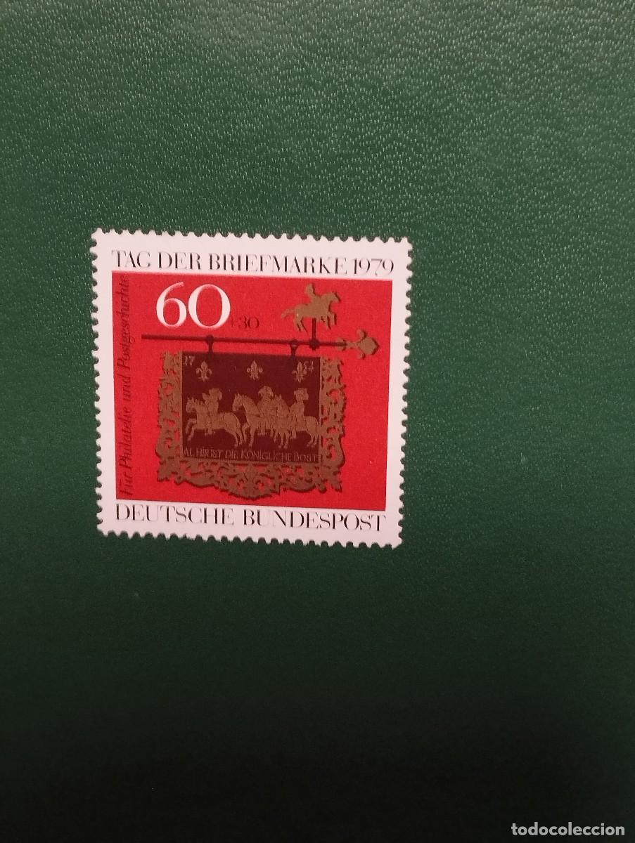 Sellos: 09.08/ Alemania Federal. 1979. Historia del correos. Serie completa en nuevo