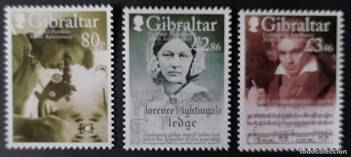 Sellos: GIBRALTAR 2020 - ANIVERSARIOS .
