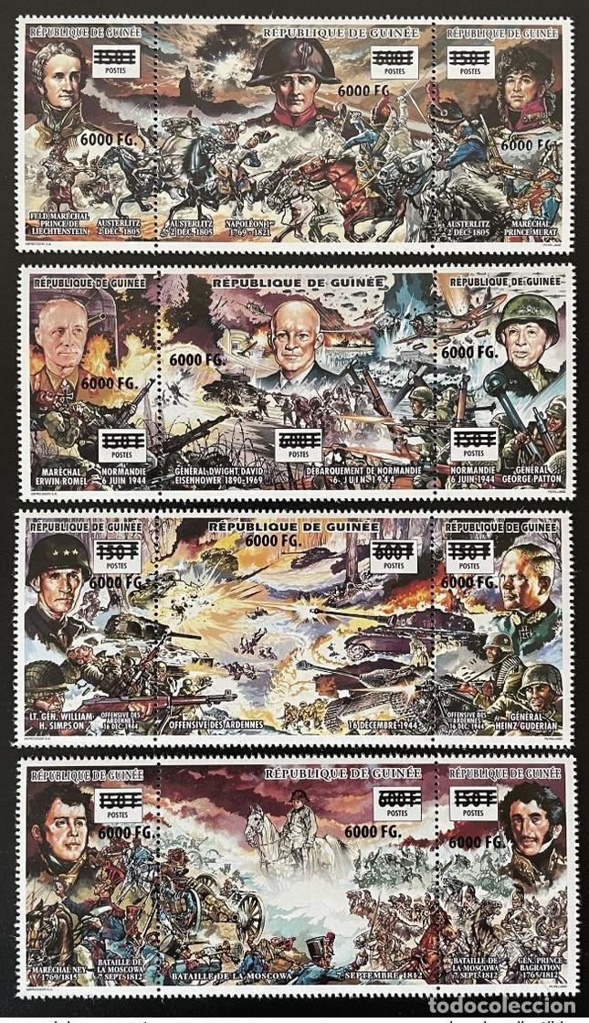 Sellos: Guinea 2009 Mi. 6741-6752 sobrecargado Guerra Mundial 1944 Normand&iacute;a