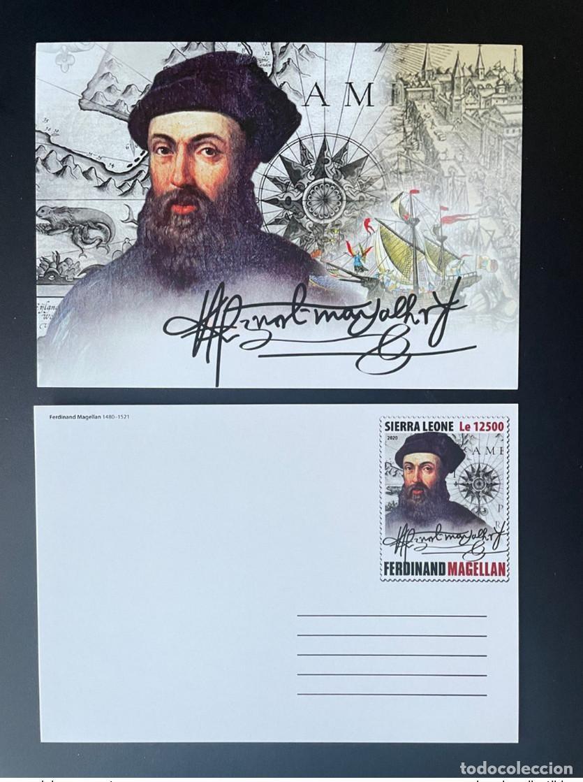 Sellos: Sierra Leona 2020 Mi.? Papeler&iacute;a completa Ferdinand Magellan Discoverer Compass