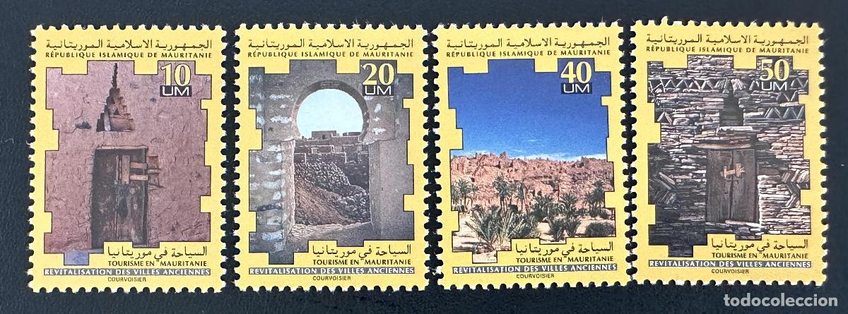 Sellos: Mauritania 1995 Mi. 1034-1037 Turismo ciudades antiguas arquitectura