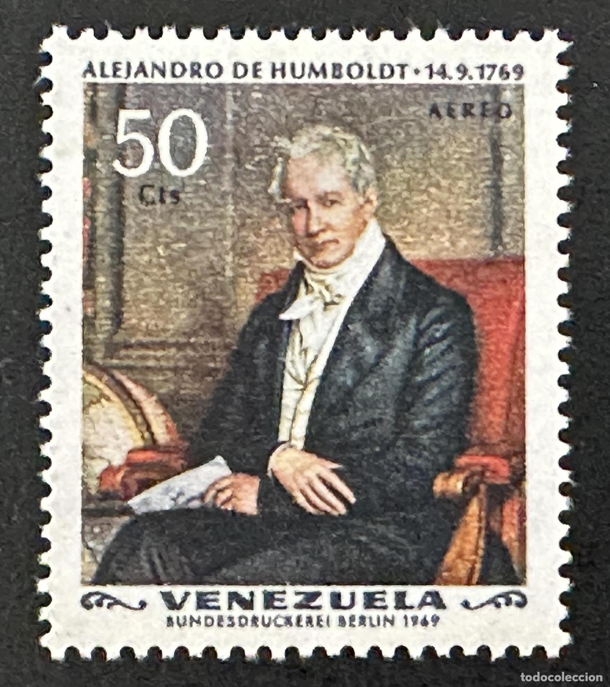 Sellos: Venezuela 1969 Mi. 1800 emisi&oacute;n conjunta Alexander von Humboldt