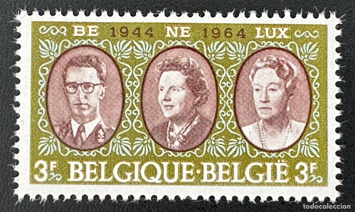 Briefmarken: B&eacute;lgica 1964 Mi. 1366 emisi&oacute;n conjunta BENELUX 20 a&ntilde;os soberanos