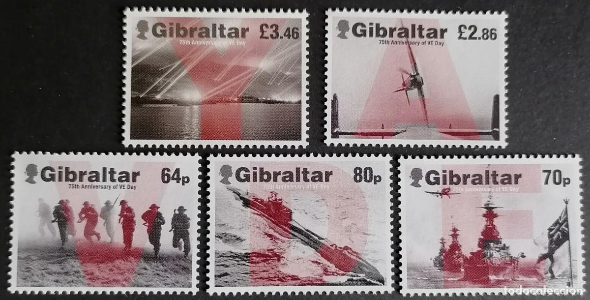 Sellos: GIBRALTAR 2020 - 75&ordm; ANIVERSARIO .