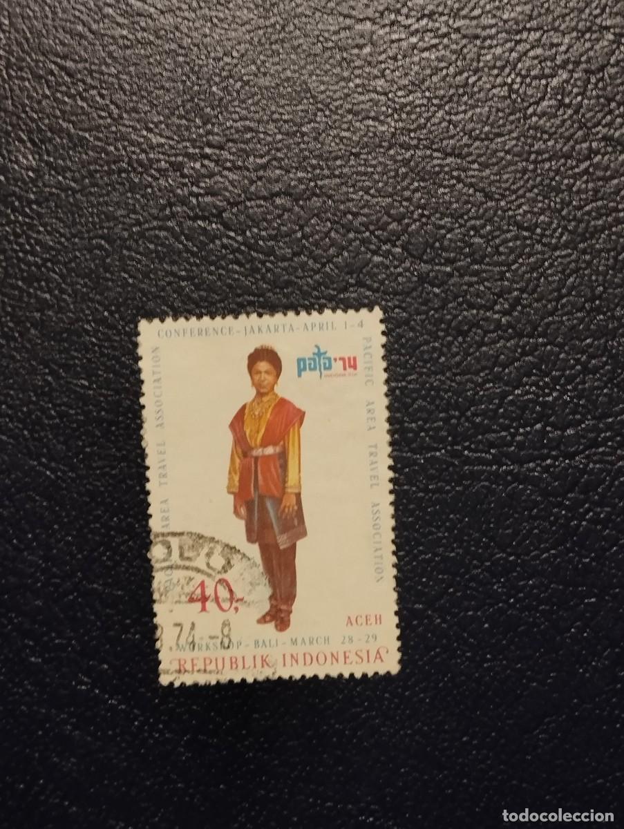 Sellos: 2.10/ Indonesia .Historia de la cultura. Sell&oacute; suelto en usado