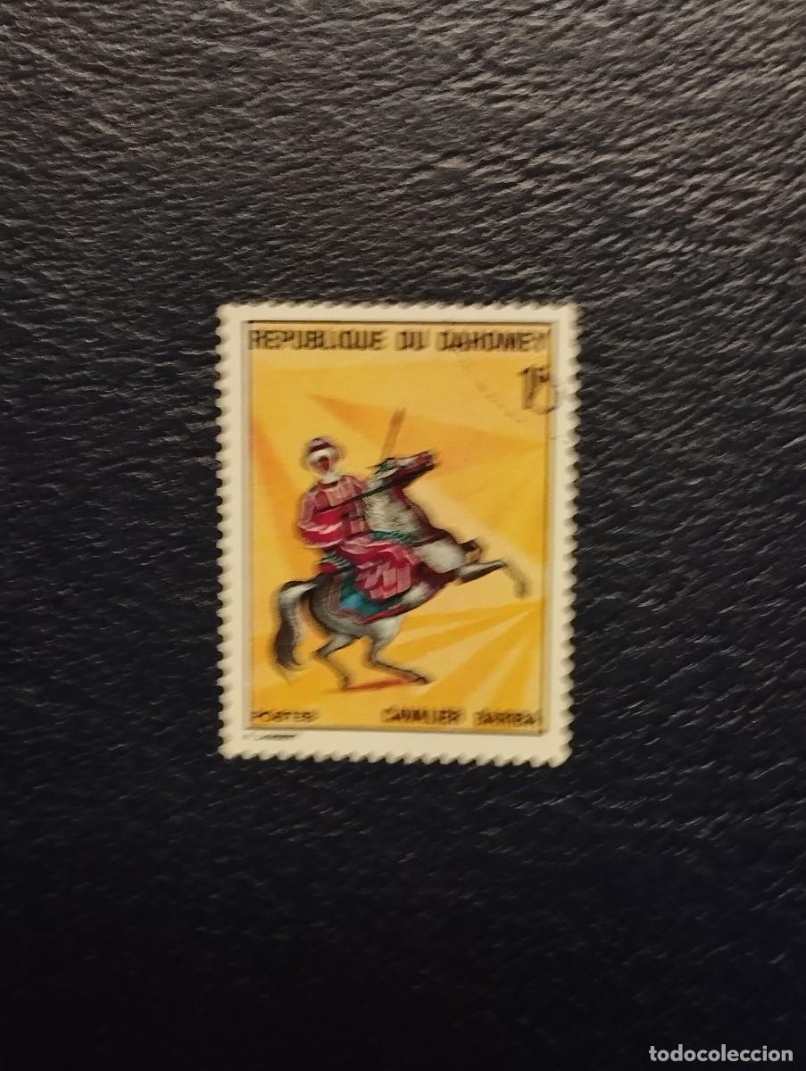 Sellos: 2.10/ Dahomey. Historia de la cultura. Sell&oacute; suelto en usado