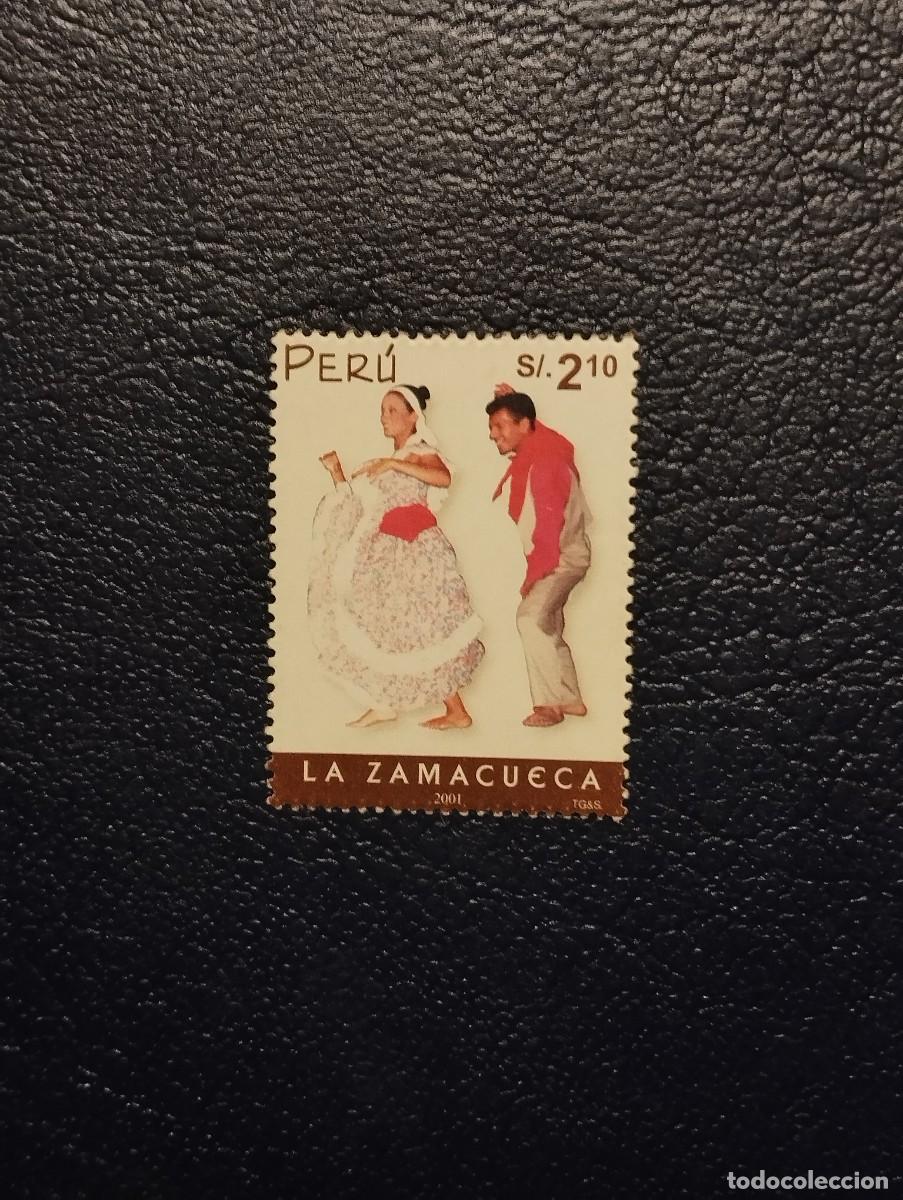 Sellos: 2.10/ Per&uacute;.2001. Historia de la cultura. Sello suelto en nuevo