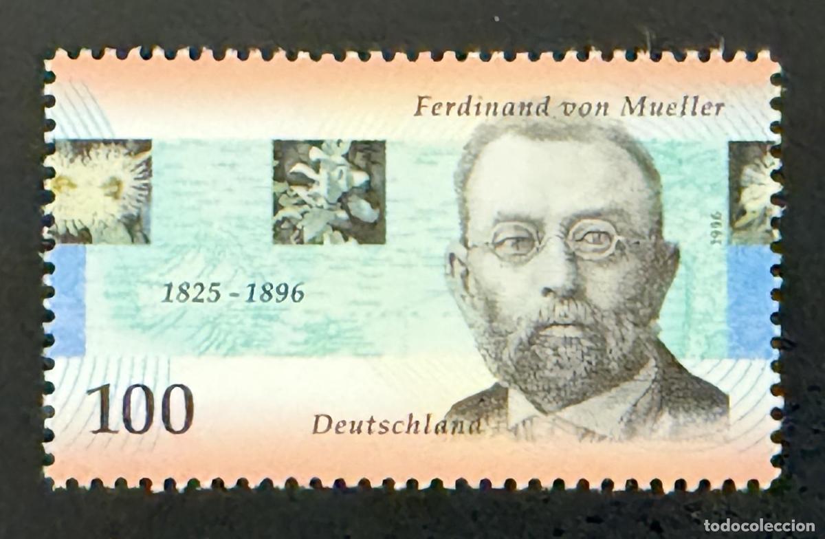 Sellos: Alemania 1996 Mi. 1889 emisi&oacute;n conjunta Ferdinand von Mueller bot&aacute;nico