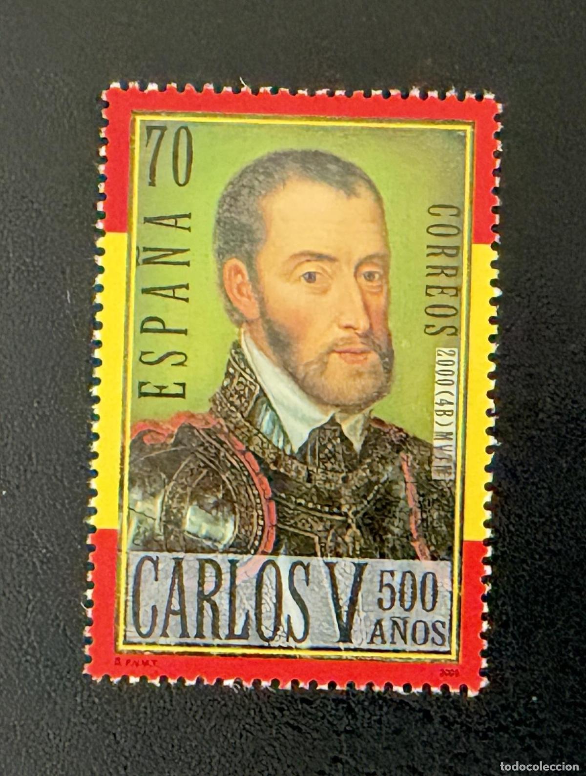 Sellos: Espa&ntilde;a 2000 Mi. 3531 emisi&oacute;n conjunta Carlos V 500 a&ntilde;os emperador