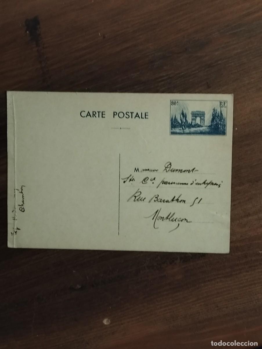 Sellos: 11.10/ Francia.1940. Tarjeta postal