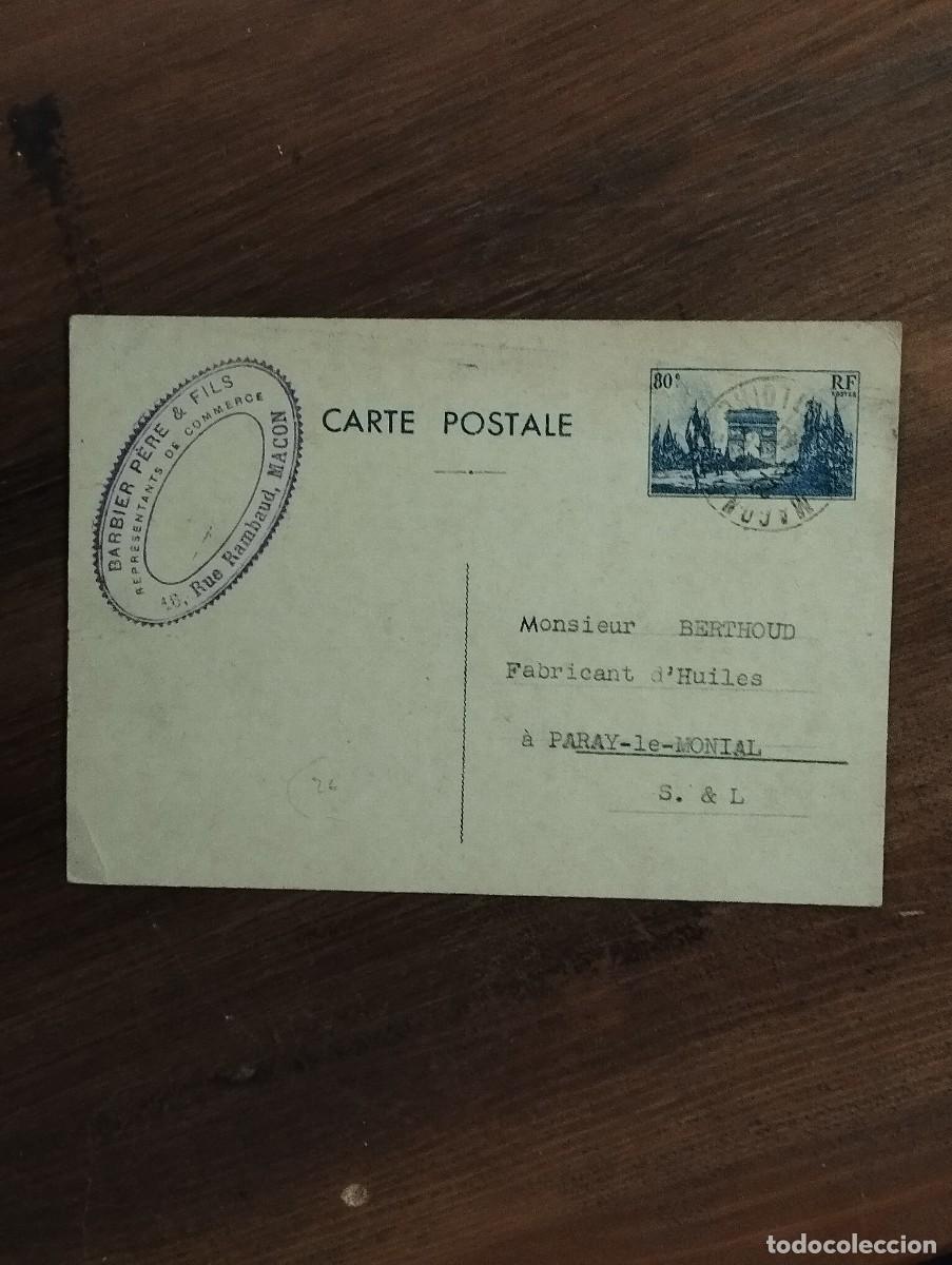 Sellos: 11.10/ Francia.1940. Tarjeta postal