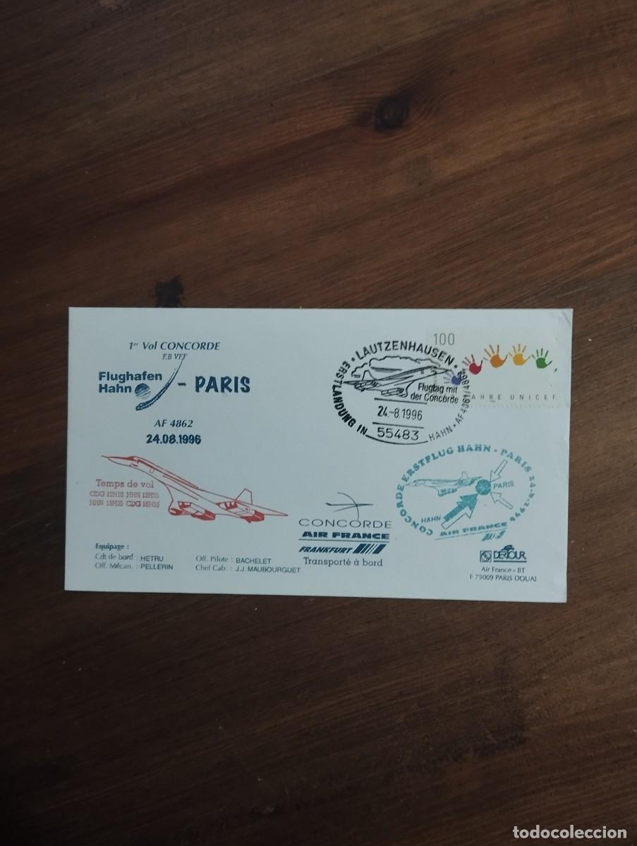 Sellos: 11.10/ Alemania.1996. Correo a&eacute;reo. Primer vuelo