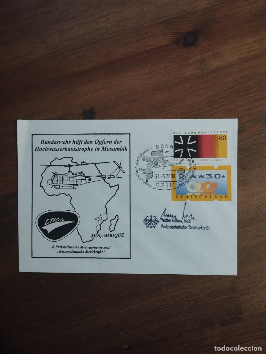 Sellos: 11.10/ Alemania.1996. Correo a&eacute;reo. Carta conmemorativa