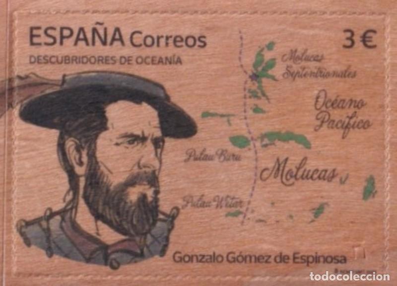 Timbres: F-EX63951 SPAIN ESPA&Ntilde;A MNH 2023 WOOD DISCOVERY OF OCEANIA GONZALO GOMEZ ESPINOSA.