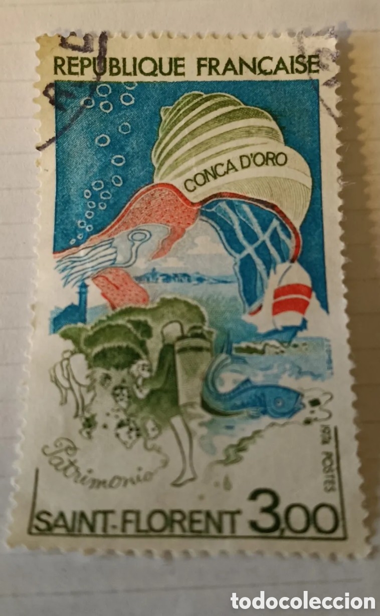 Timbres: SELLO REPUBLICA FRANCESA 1974