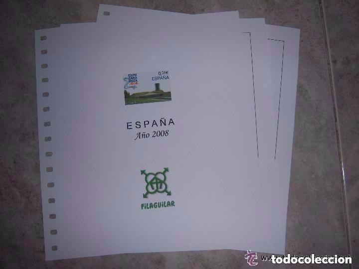 Sellos: HOJAS DE ESPA&Ntilde;A, A&Ntilde;O 2008 - Foto 1