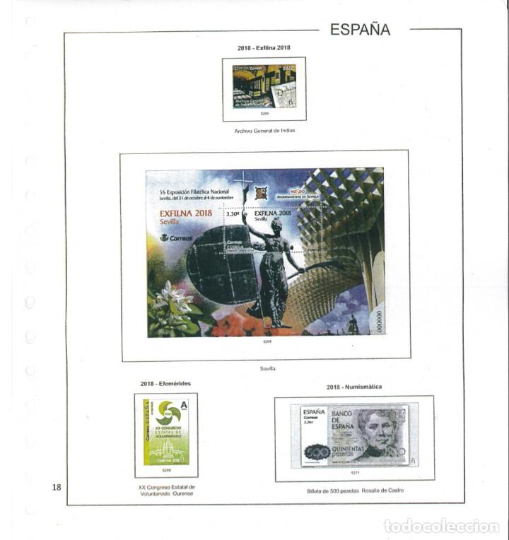 Sellos: Espa&ntilde;a. Hojas 2018 color - Foto 8
