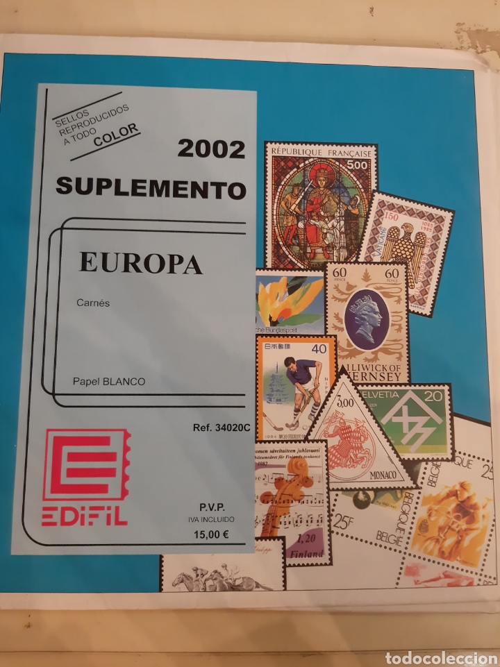 Sellos: 2002 tema europa carnes - Foto 1