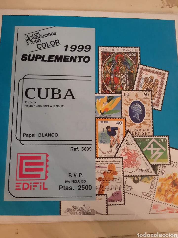 Sellos: Cuba edifil Suplemento sellos y 2000 - Foto 1