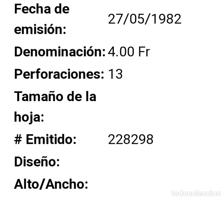 Sellos: Hoja 4 sellos M&oacute;naco 1982 - Foto 2