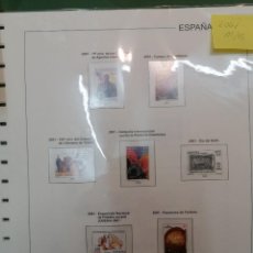 Selos: ESPAÑA HOJAS DE ÁLBUM EDIFIL SUPLEMENTO AÑO 2001 MONTADO EN TRANSPARENTE (NUEVO). Lote 223254057