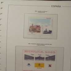 Selos: SUPLEMENTO EDIFIL 2002 PRUEBAS 2 HOJAS MONTADO BLANCO SEGUNDA MANO. Lote 362391590