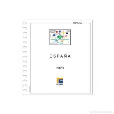 Sellos: SUPLEMENTO EDIFIL ESPAÑA 2020 -COMPLETO..MONTADO CON ESTUCHES TRANSP.