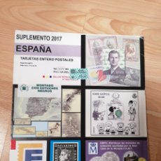 Sellos: ESPAÑA SUPLEMENTO EDIFIL AÑO 2017 - TARJETAS ENTERO POSTALES - MONTADO EN NEGRO - NUEVO