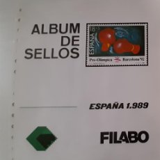 Sellos: OFERTA SUPLEMENTOS TRANSPARENTES FILABO 1989 CASI NUEVOS SIN SELLOS (15 ANILLAS). Lote 385600249