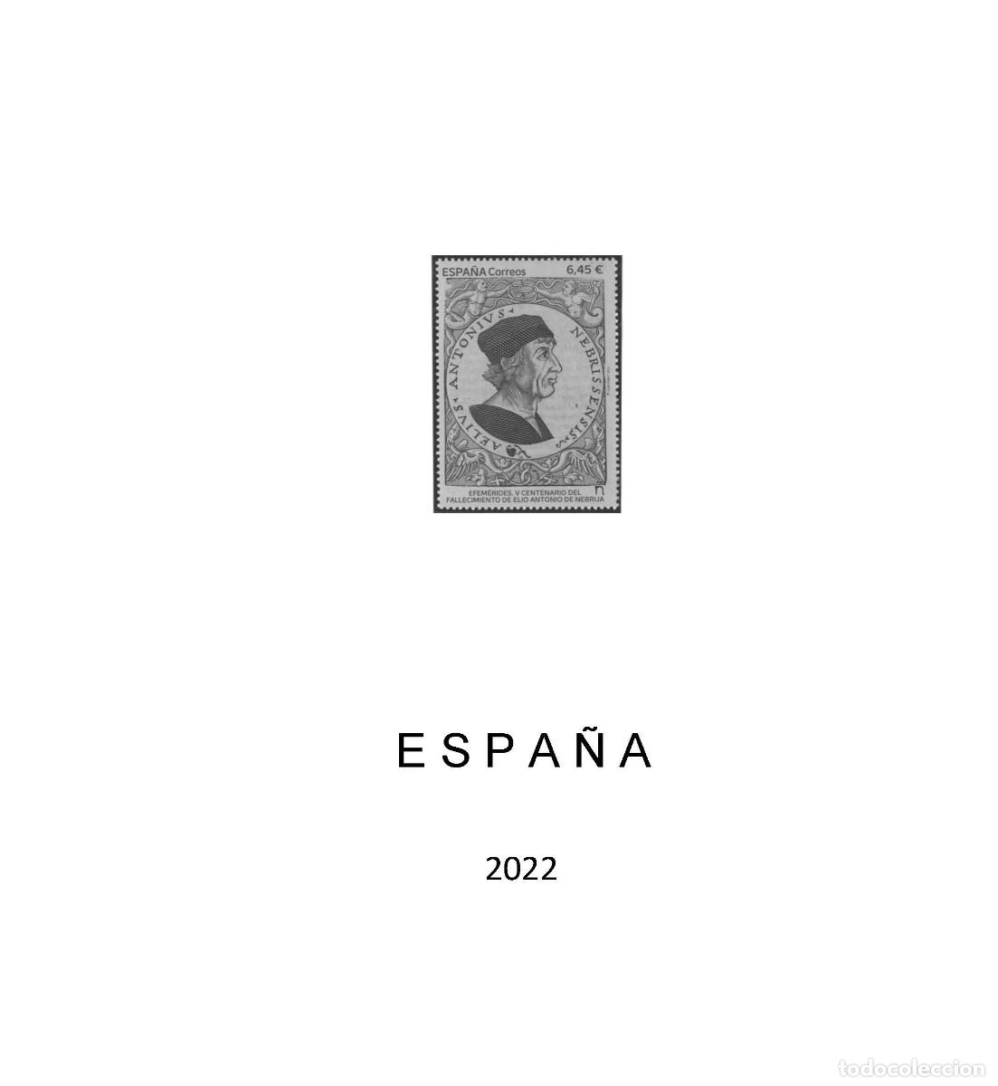 Sellos: Espa&ntilde;a. Hojas 2022 sin estuches. - Foto 1