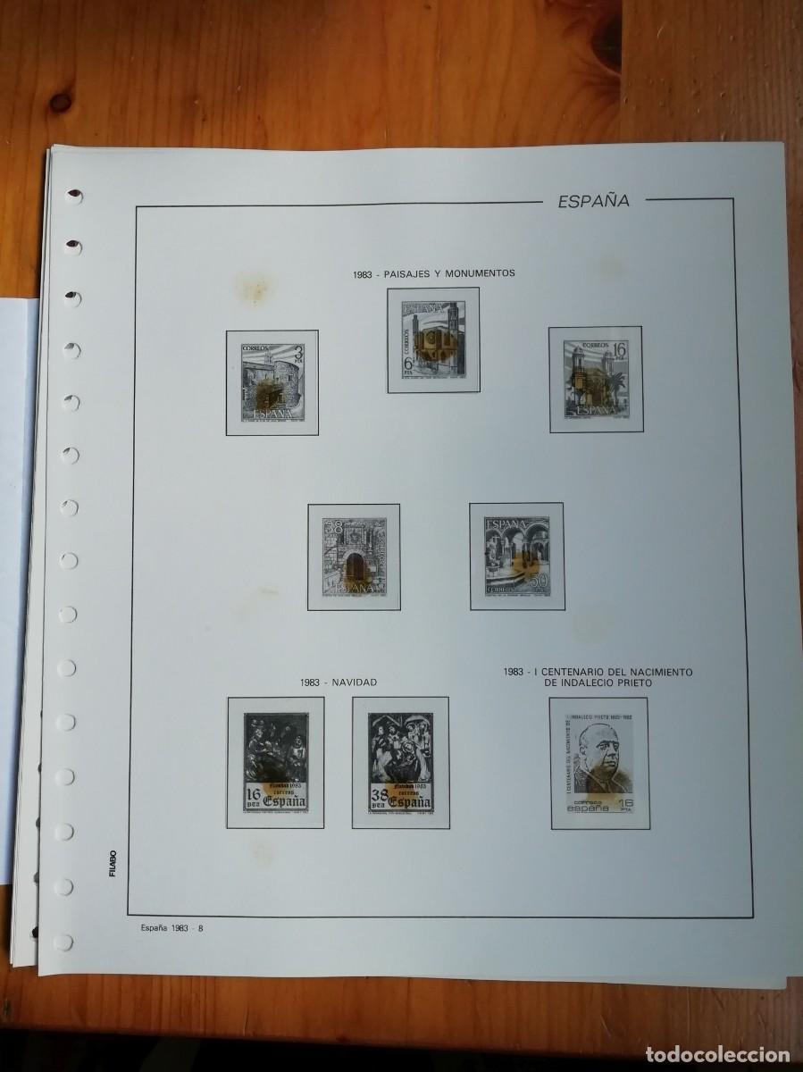 Sellos: Hojas Filabo Espa&ntilde;a 1983-84 - Foto 8