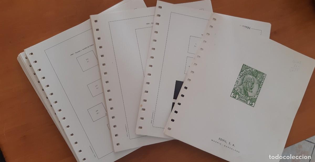 Sellos: HOJAS LIECHTENSTEIN. - Foto 1