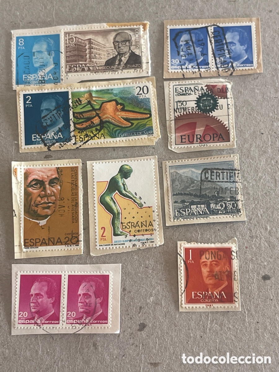 Sellos: Lote 7. Sellos de Espa&ntilde;a. - Foto 1